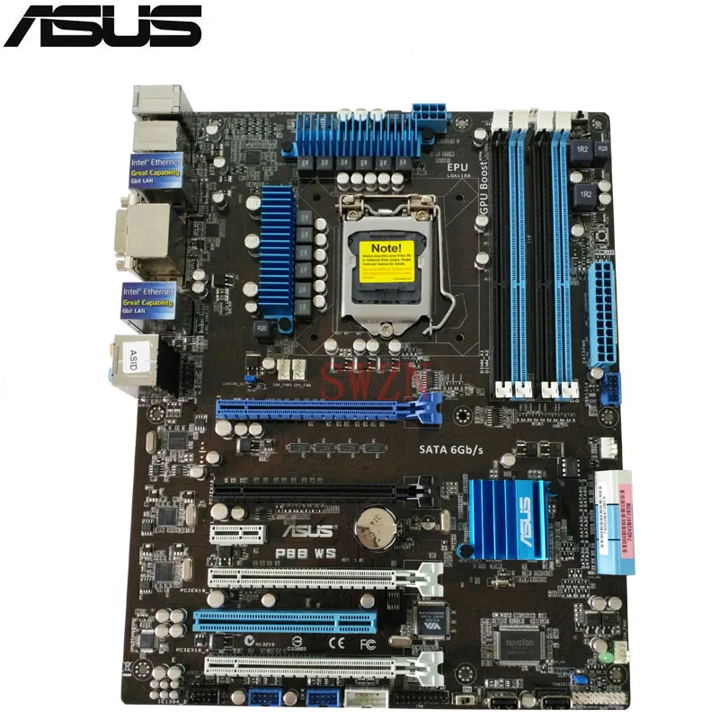 original Used Server motherboard For ASUS P8C WS Socket Core i7/ i5/ i3/E3-1200 Maximum 4*DDR3 32GB 2xSATAIII 4xSATAII ATX original Used Server motherboard For ASUS P8C WS Socket Core i7/ i5/ i3/E3-1200 Maximum 4*DDR3 32GB 2xSATAIII 4xSATAII ATX