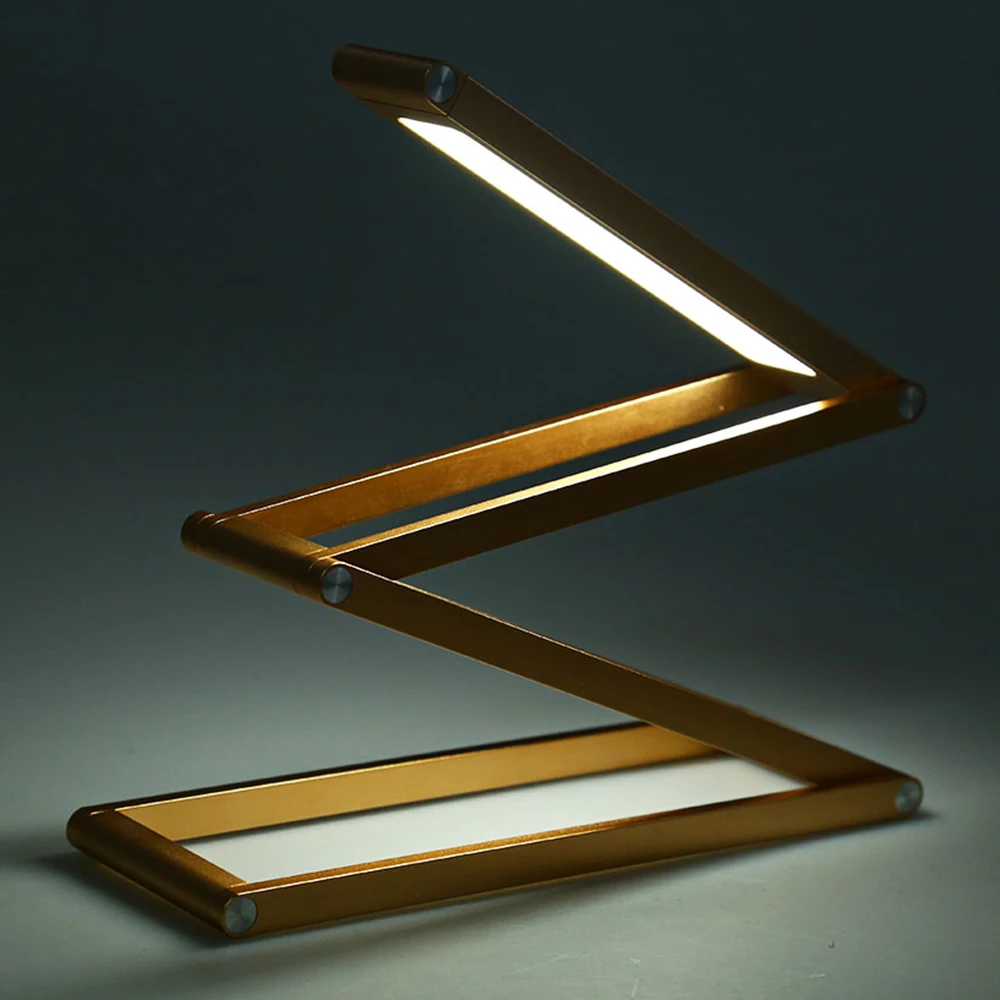 

LED Desk Lamp Table Light with 360 Degree Folding 2 Different Brightness Level Outdoor Camping Light for Reading Camping