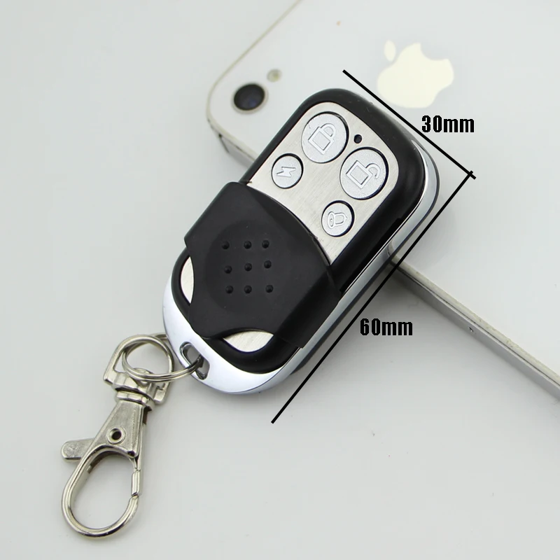 100PCS Wireless Metal Remote Control Controller Keyfobs Keychain 433MHz Just For Our G2B G2BW GSM WIFI Security GSM Alarm System - Famidy.com
