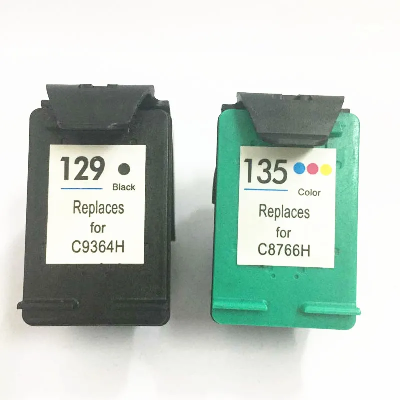 Совместимый картридж vilaxh для принтера 129 135 замена hp Deskjet C4183 5943 6943 6983 D4163 2575 D5163 8053|Чернильные картриджи| |