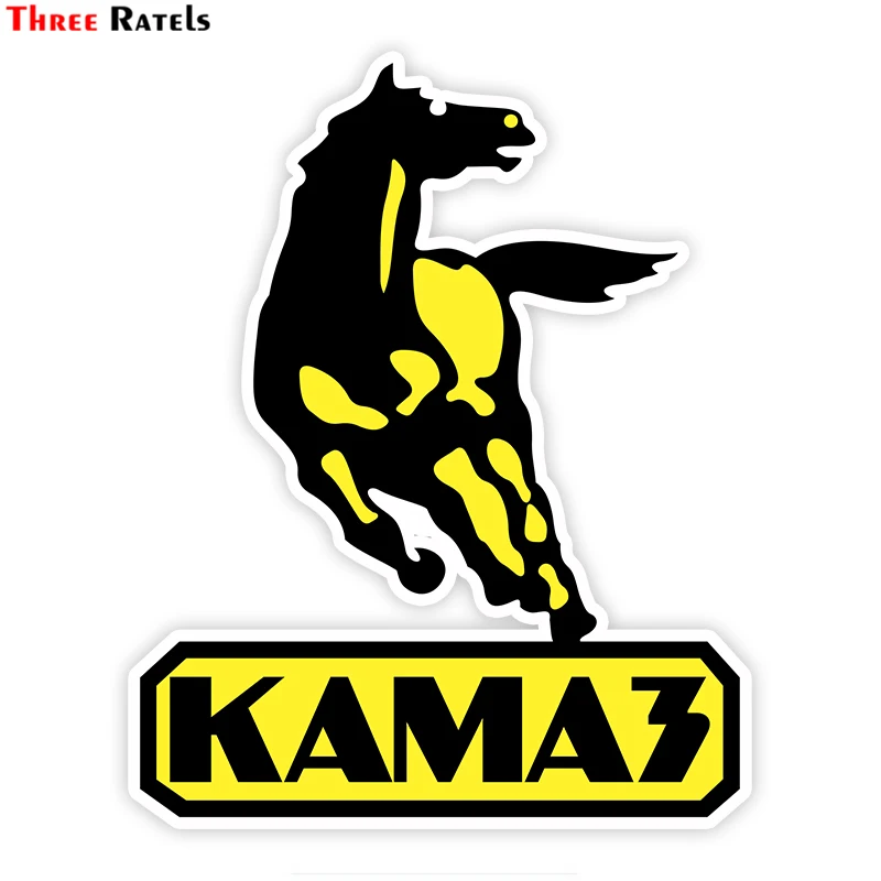 

Three Ratels TZ-1783# 14x17cm kamaz car stickers funny car sticker auto decals
