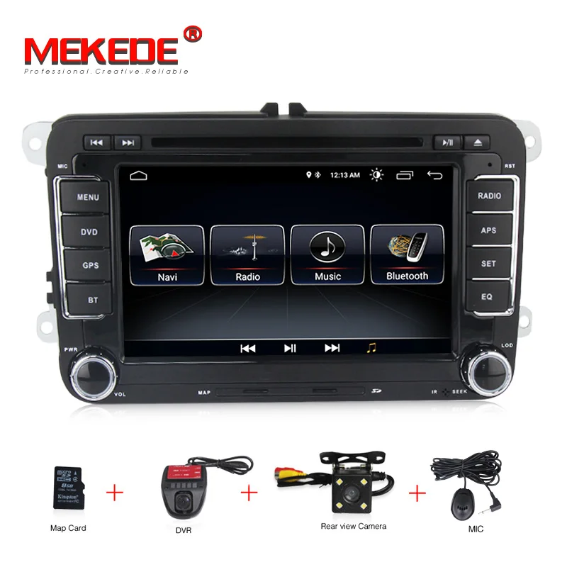 الروبوت 8.1 مشغل أسطوانات للسيارة GPS والملاحة 1024*600 رباعية النواة ل VW فولكس واجن سكودا بولو جولف 5 6 باسات جيتا تيغوان توران العلبة