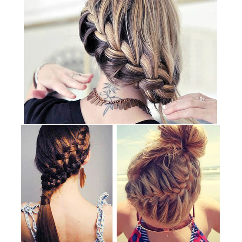 PF Hair Braiding Tool Magic Hair Style Scrunchy for Hair Accessories for Women Fish Bone Headwear Fast Maker