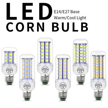 

Lampada Led E27 Corn Bulb 220V Led Lamp E14 Candle Light 3W 5W 7W 9W 12W 15W 18W Spot Light Home Bombillas Led Lighting 5730SMD