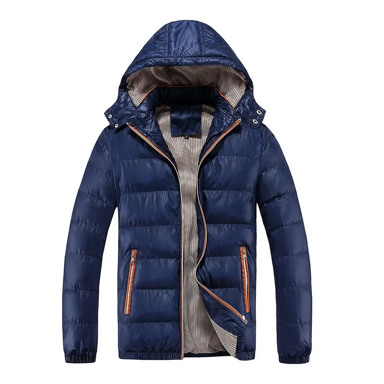 Grandwish, зимняя мужская куртка, брендовая повседневная мужская куртка и пальто, толстая парка, верхняя одежда, куртка, Мужская одежда размера плюс M-5XL, DA896 - Цвет: Navy