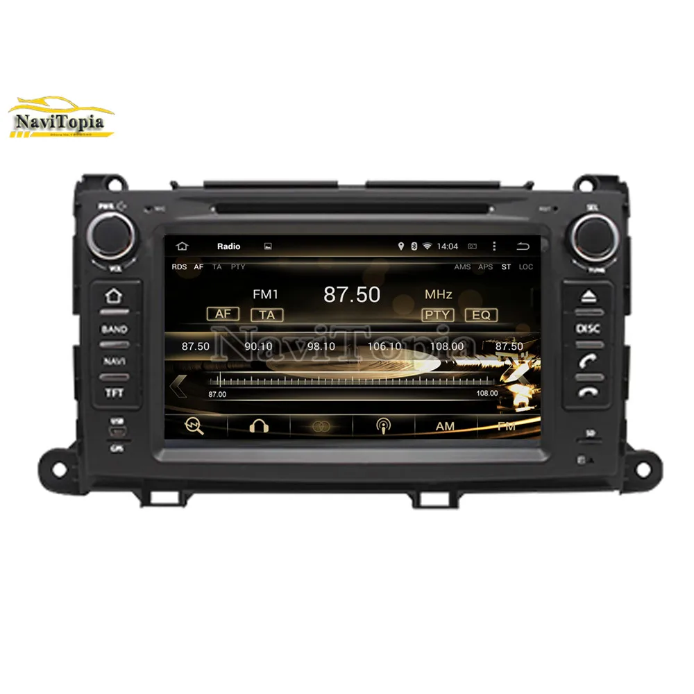 Excellent NAVITOPIA 4G RAM 64G ROM PX6 Six Core Android 9.0 Car DVD GPS Navigation for Toyota Sienna/XL30 2013 2014 2015 2016 2017 2018- 10