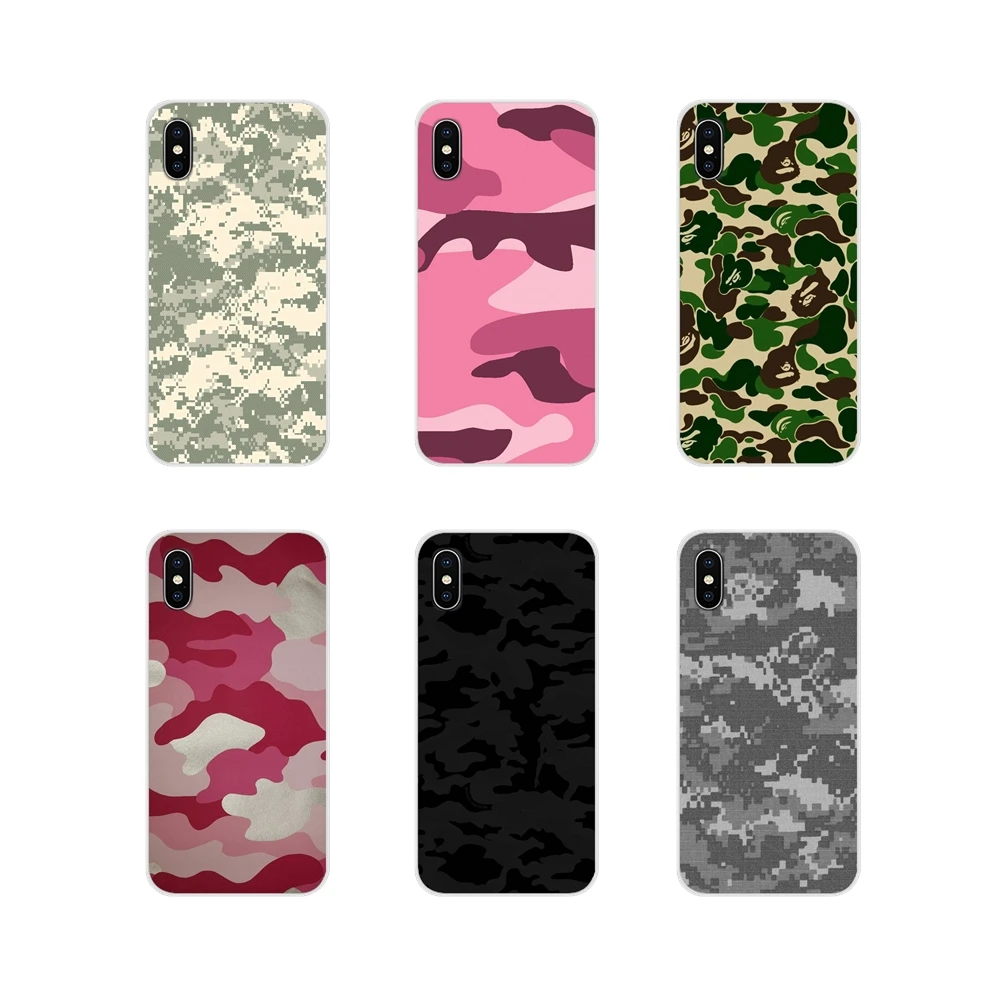 

Pink Army Camo Camouflage Skin For Xiaomi Redmi 4A S2 Note 3 3S 4 4X 5 Plus 6 7 6A Pro Pocophone F1 Soft Transparent Case Covers