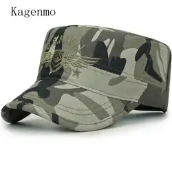 Kagenmo 2018 Весна Новый стиль шляпа армии модные камуфляжные унисекс Шляпы военного образца для женщин открытый джунгли Защита от солнца Кепки