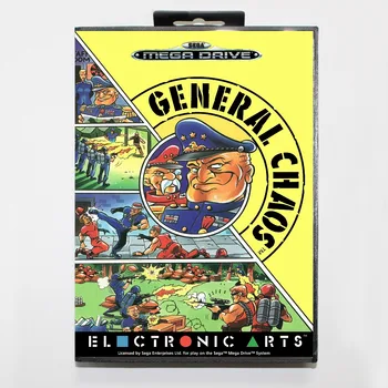 

General chaos 16 bit SEGA MD Game Card With Retail Box For Sega Mega Drive For Genesis