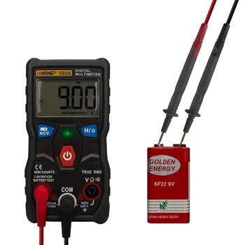 

High Safety Handheld Digital Multimeter Pocket Multi Functional Electrical Maintenance NCV Function Multimeter No Battery