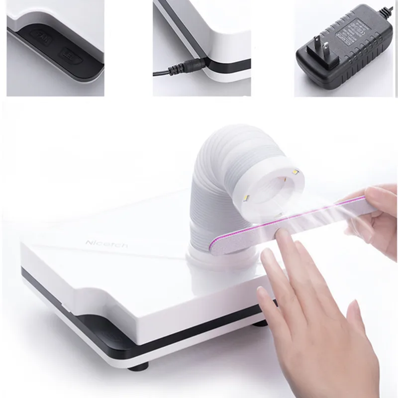 

1pc Nail Art Suction Dust Collector Machine UV Gel Polish Tip Dust Collector Nail Salon Tool Vacuum Cleaner Manicure Machine