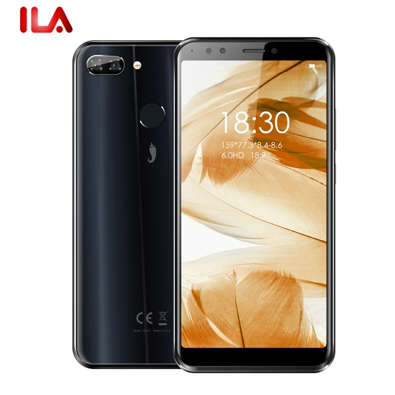 Настоящее 3850 mAh iLA X2 Octa Core 4 GB Оперативная память 64 Гб Встроенная память 5,99 дюймовый мобильный телефон 13MP 8MP Камера Смартфон Android сотовый