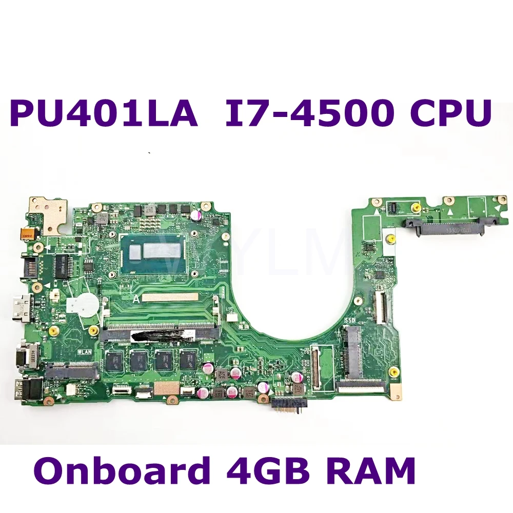 Материнская плата для ноутбука ASUS PU401LA б/у 2 PU401 PU401L PU401LA|Материнские платы| |