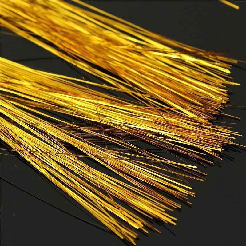 

200pcs Jig Hook Lure Making Fly Tying Holographic Feather Line Fly Fishing Lure Tying Material DIY Artificial Bait Line WHShopp