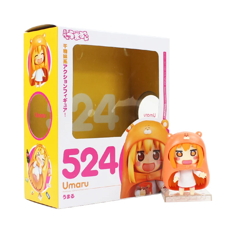 

Anime Himouto Figure Toy Nendoroid 524 Umaru-Chan Umaru Doma With Changeable Face Model Doll