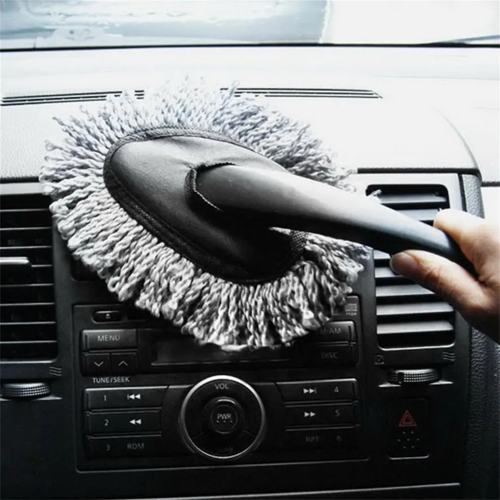 

1pc Multi-functional Car Duster Cleaning Dirt Dust Clean Brush Dusting Tool Mop durable fine dust lightweight Cleaning tool