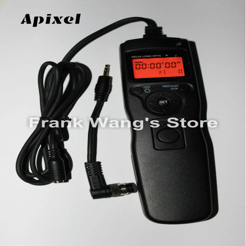 LCD Time lapse Intervalometer Timer Remote Shutter Release Cord as MC 36 for Nikon D850 D810