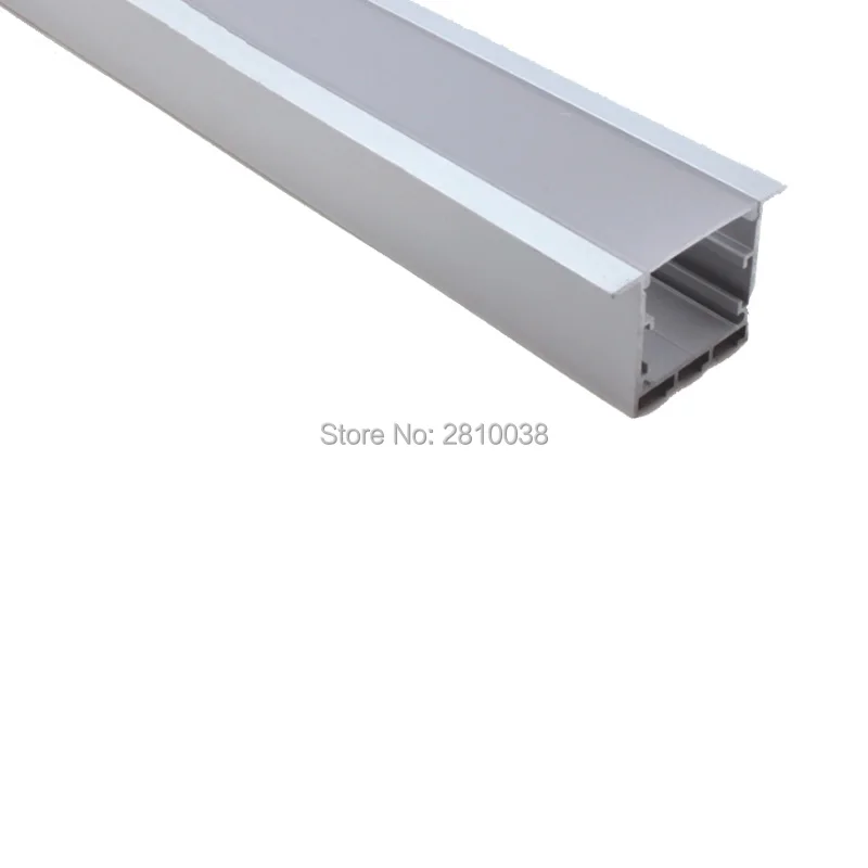 

10 X 1M Sets/Lot Linear flange aluminum profile led lighting T type aluminium led housing profile for mounted ceiling light