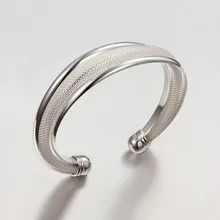Бренд YHAMNI, классический браслет из серебра 925 пробы для женщин, модное ювелирное изделие, браслет из стерлингового серебра 925 пробы, YB013