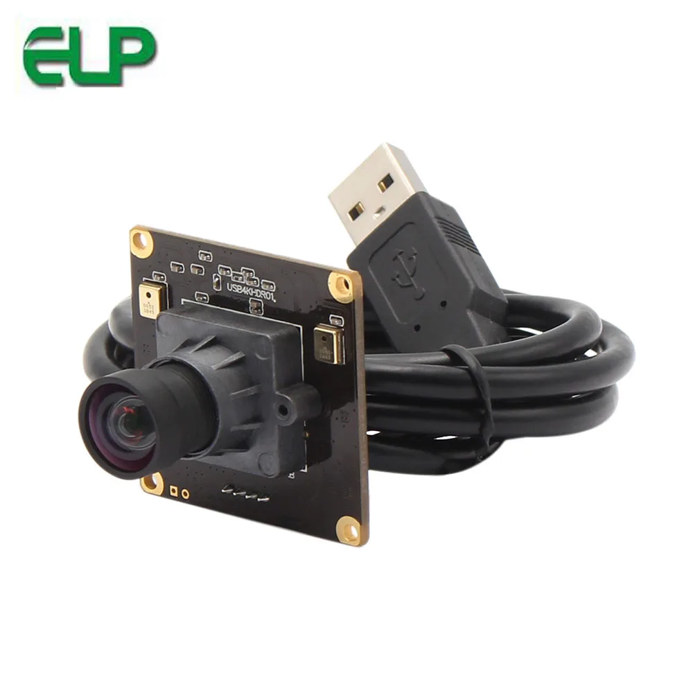 Модуль камеры ELP 4K USB с цветным CMOS датчиком SONY IMX317 пикселей и выходом 2 0|Веб-камеры|