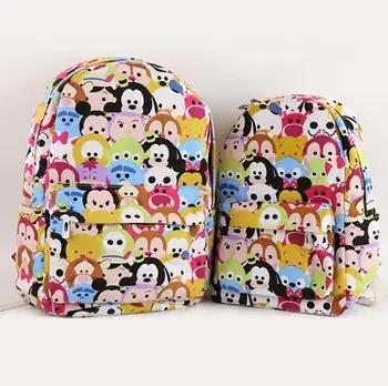 

IVYYE Toy Story Aliens Mickey Canvas Backpacks Rucksacks Cartoon School Backpack Casual student Bags travel Knapsack Unisex New