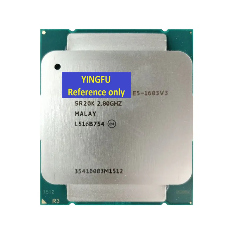 

CPU E5-1603V3 SR20K LGA2011-3 CPU Processor 2.8GHz 4-Core 10M 140W E5 1603 V3 e5-1603V3 Tested 100% working