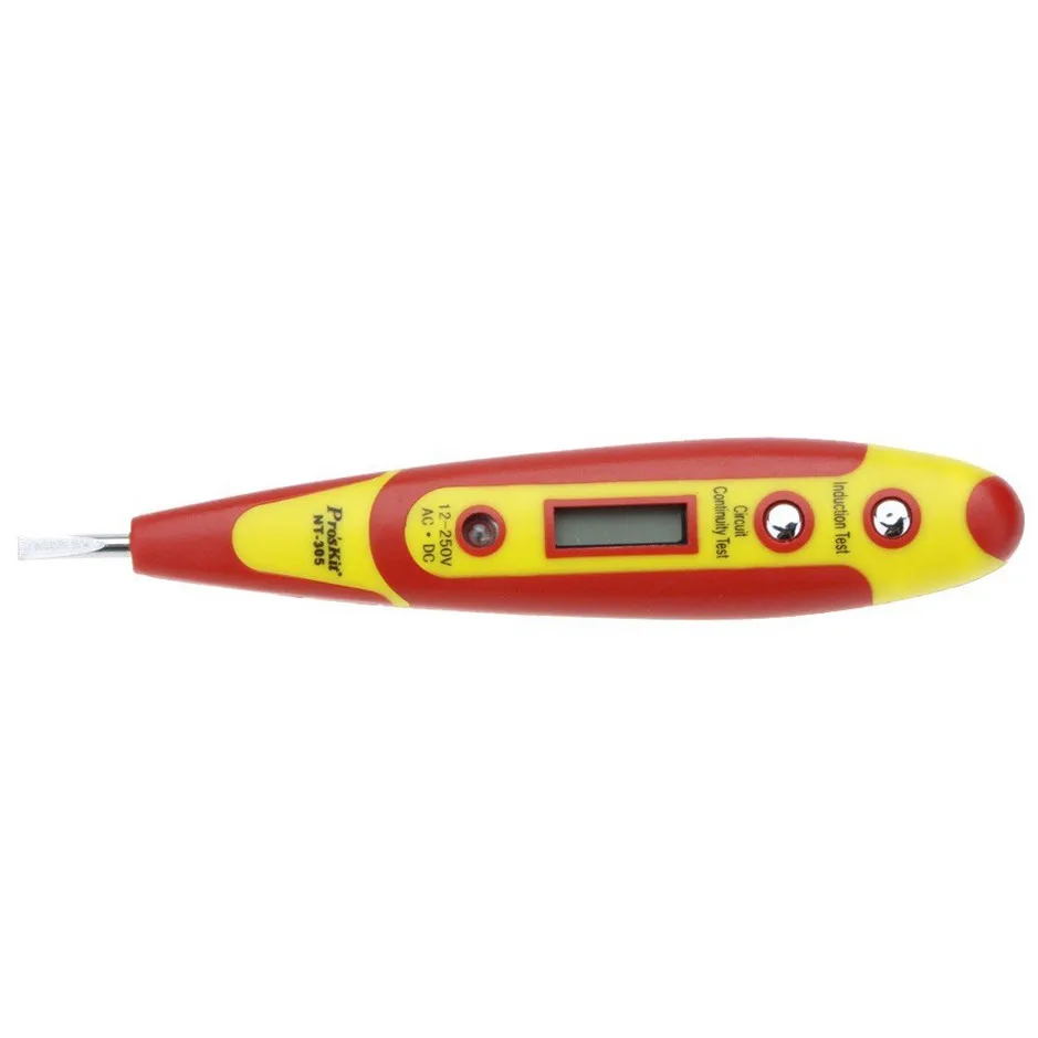 

Pro'sKit NT-305 Contact Voltage Detector with Cable Detection(non-contact) and Circuit Continuity Test