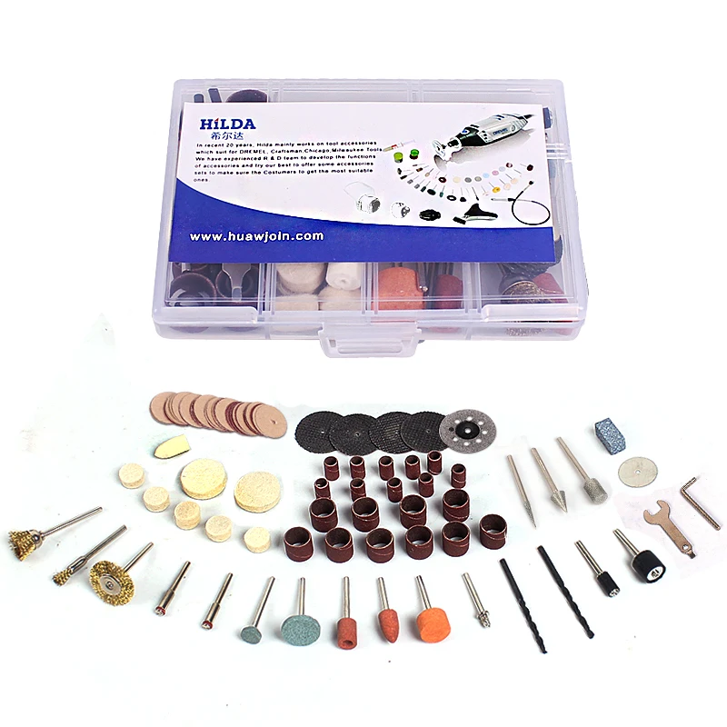 92 Pieces/set Dremel Rotary Tool Accessory Set Fits Dremel Drill