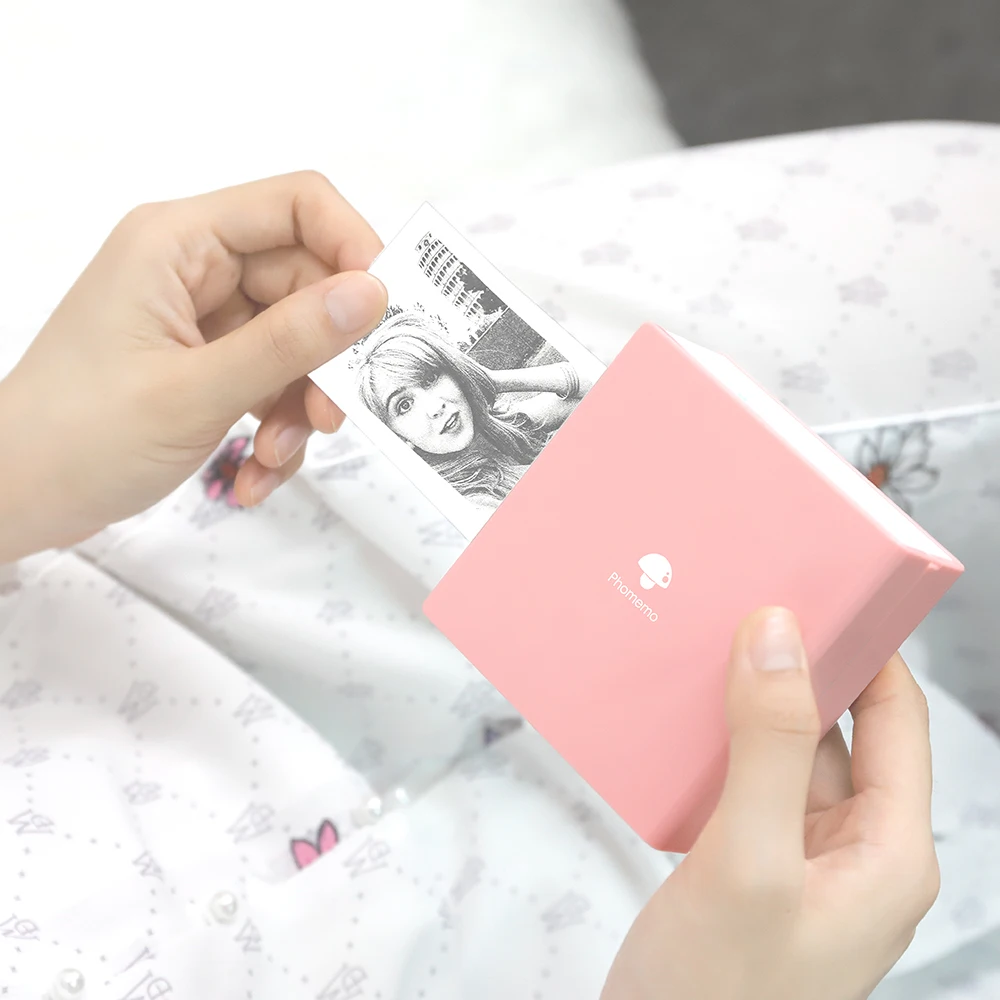 Mini impresora de Bolsillo de papel inalámbrica Bluetooth Phomemo impresora  térmica portátil instantánea móvil para Android IOS estudio, diversión,  Viajes|Impresoras| - AliExpress
