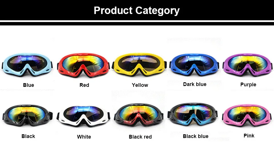ski ridding goggles sports snowmobile windproof Dustproof men women Motorcycle multi outdoor Equipped  off-road skiing goggles (3)
