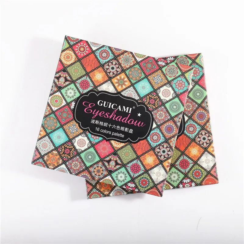 

16 Color Eye Shadow Tray New Matte Shimmer Eyeshadow Rose Wet Eyeshadow National Feature Carton Eyeshadow Mashed Potato Makeup
