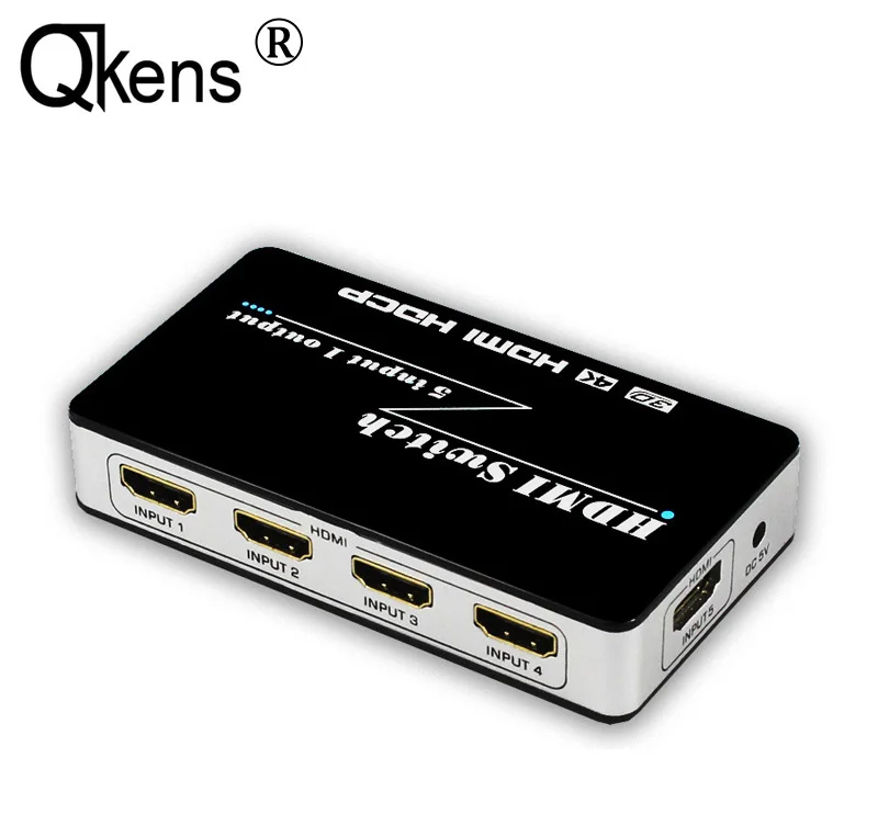 4K 30 Гц HDMI переключатель 5x1 видео преобразователь 3D HD 1080P 5 в 1 выход для Apple Android TV BOX