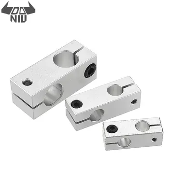 

DANIU 8/10/12/16/20/25mm Cross Connector Fixing Block Vertical Retaining Clip Optical Axes Holder for Linear Rail 3D CNC Parts