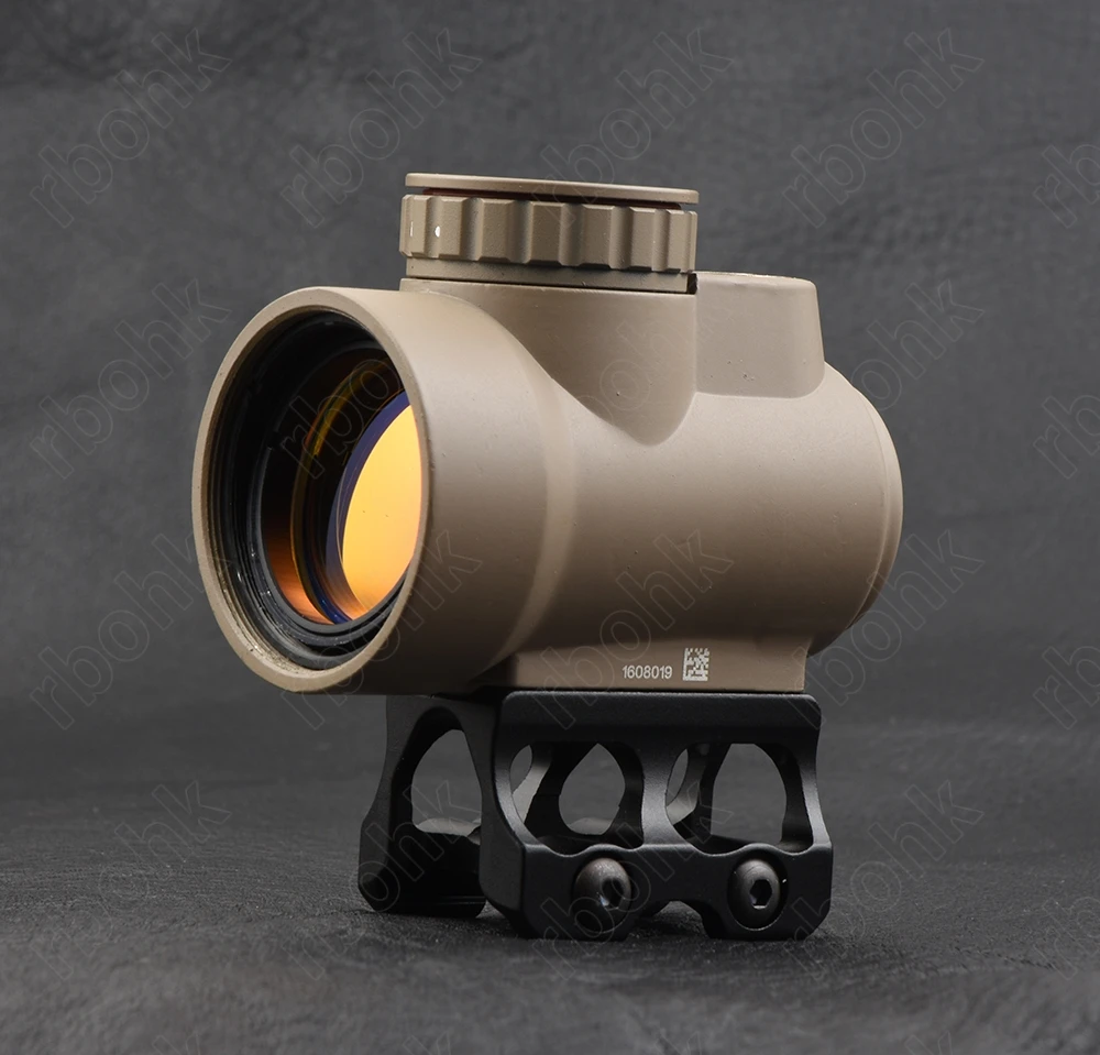 Тактический trijicon mro стиль 1x Red Dot прицел для высоких и низких Пикатинни Крепление база Охота стрельба