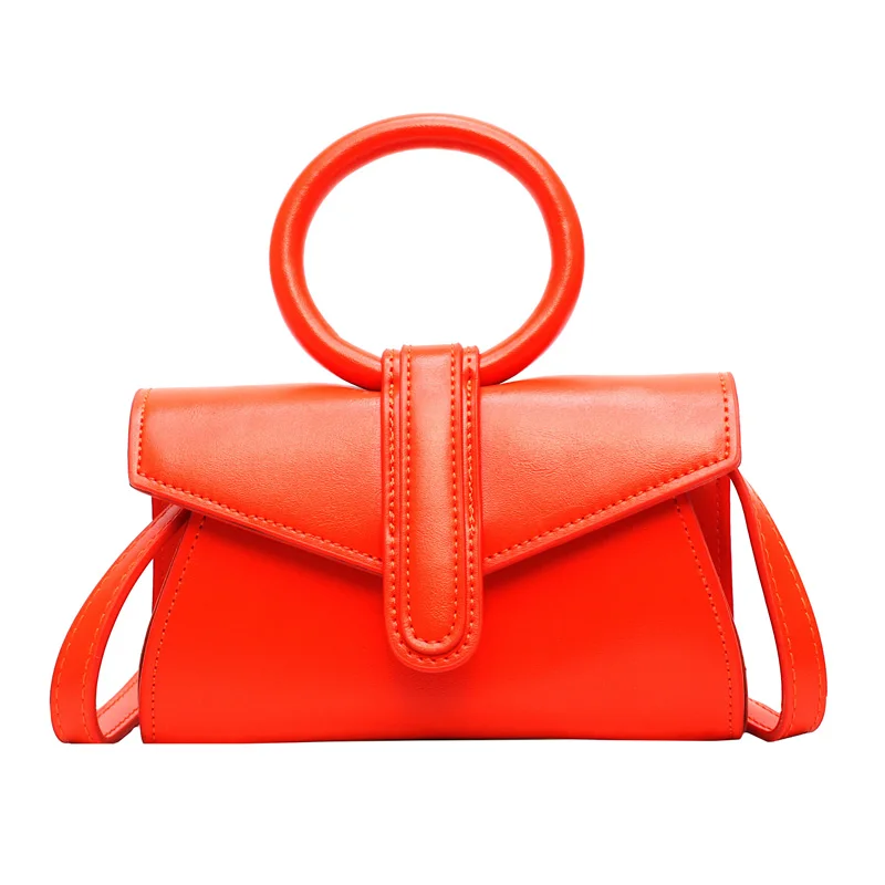 

Fashion Mini Envelope Women Crossbody Bags Designer Round Handle Lady Handbags Luxury Pu Should Messenger Bag Small Purse Summer