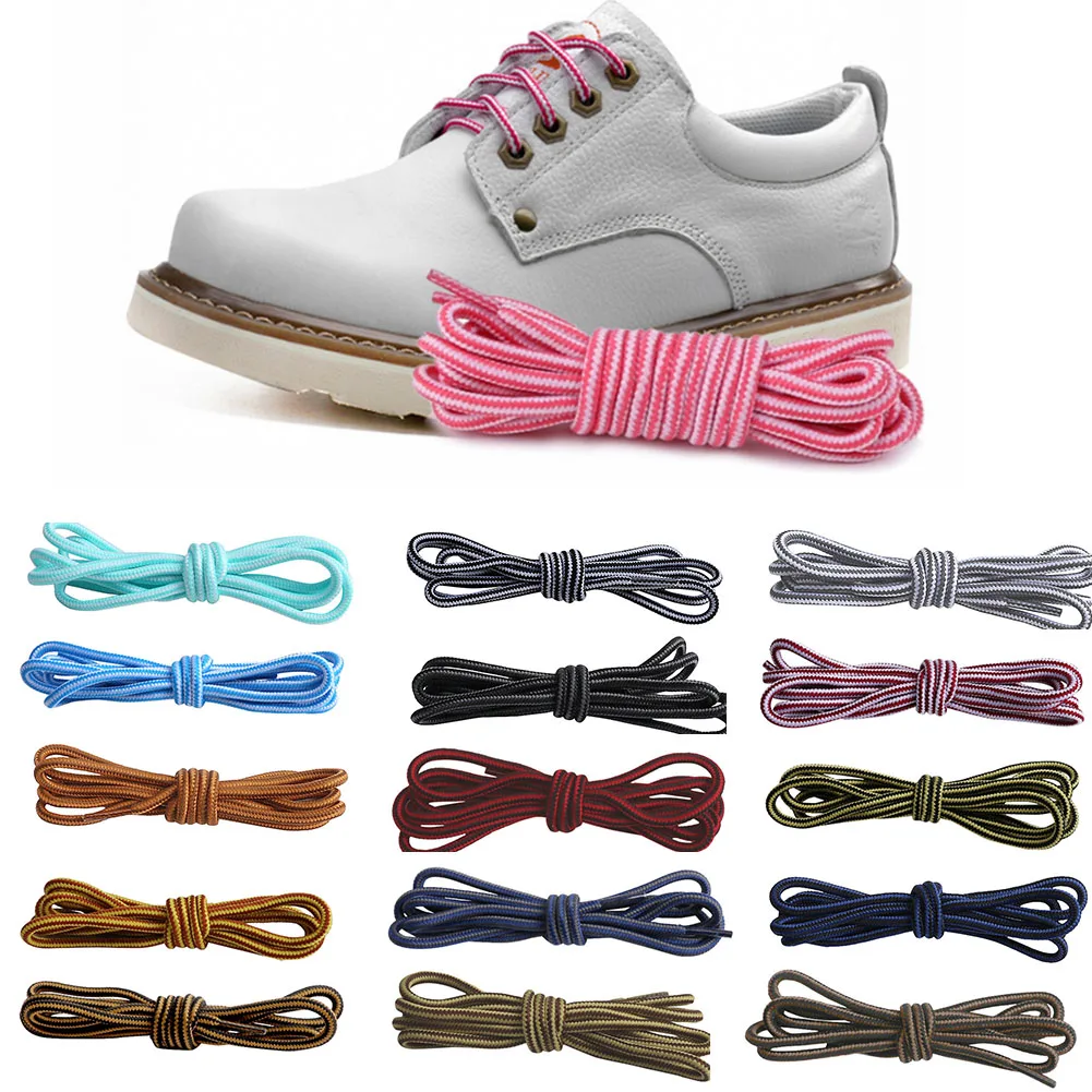 

120cm 1Pair Round Shoelaces 16 Colors Sneaker Shoe Laces Sport Boot lace Athletic Shoe String