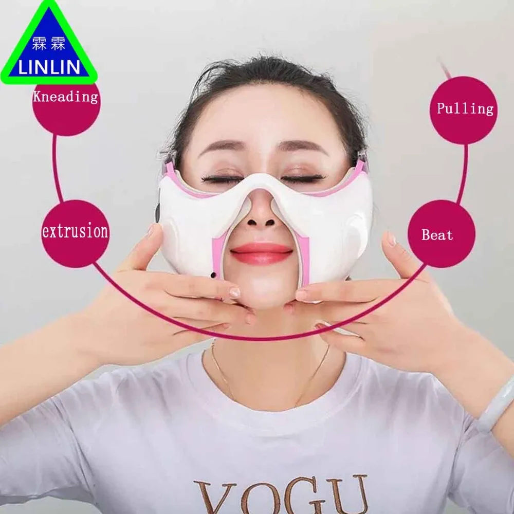 LINLIN электрический парикмахерский инструмент для лица массажер для лица V массаж лица 3D прокрутка лица тонкое лицо