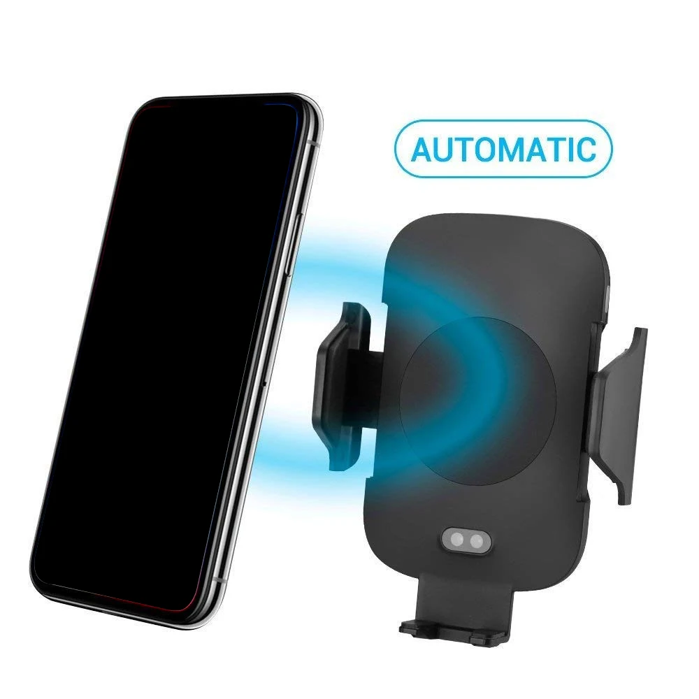 

C9 Universal Car Phone Bracket Mount Holder Qi Wireless Car Charger Fast Charger Stand For Samsung Iphone