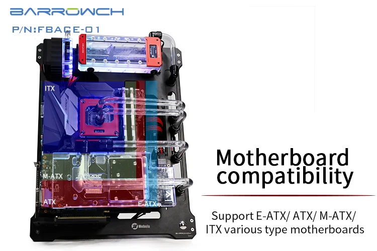 Barrowch FBACE-02, Mobula простой интегрированный модульный чехол панели, простота в эксплуатации, модульная установка