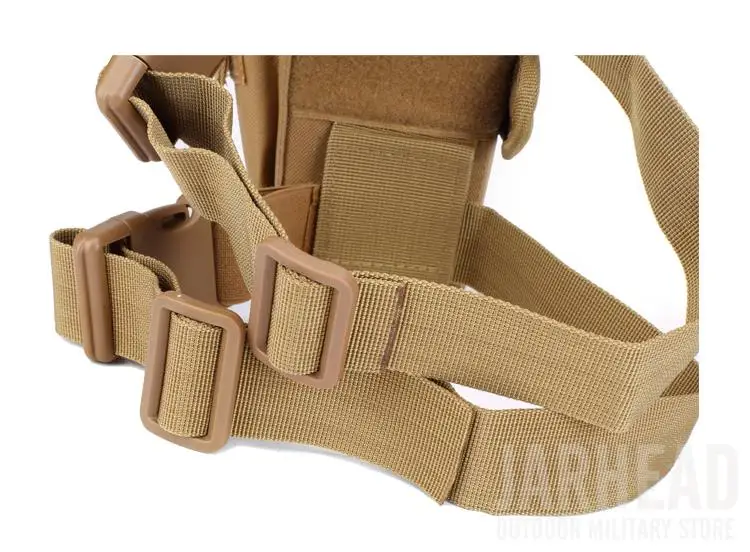 Militar do Exército Tactical Airsoft Nylon Bolsa Queda Perna Paintball Caça Universal Pistol Drop Leg Cintura Holster Bag 600d 19 Bolsa Queda Perna Paintball Caça Universal Pistol Drop Leg Cintura Holster Bag