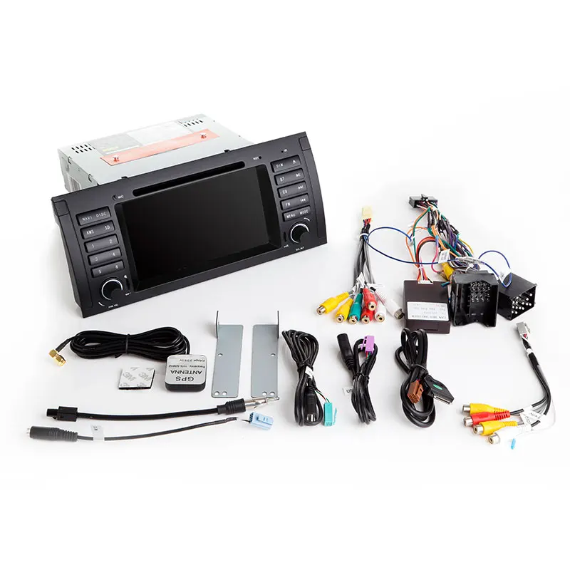 1 Din Android 8,1 автомобильный DVD gps плеер для BMW E39 BMW X5 E53 M5 Multimeida Радио Навигация Аудио ips сенсорный экран головное устройство Wifi