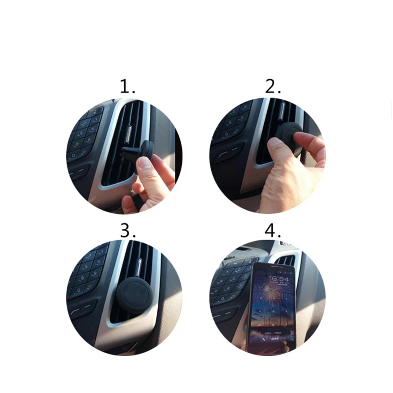 MALUOKASA Магнитная автомобильная подставка для телефона для iphone 8 7 6s samsung S8 Air Vent gps универсальный держатель мобильного телефона с автоматической застежкой