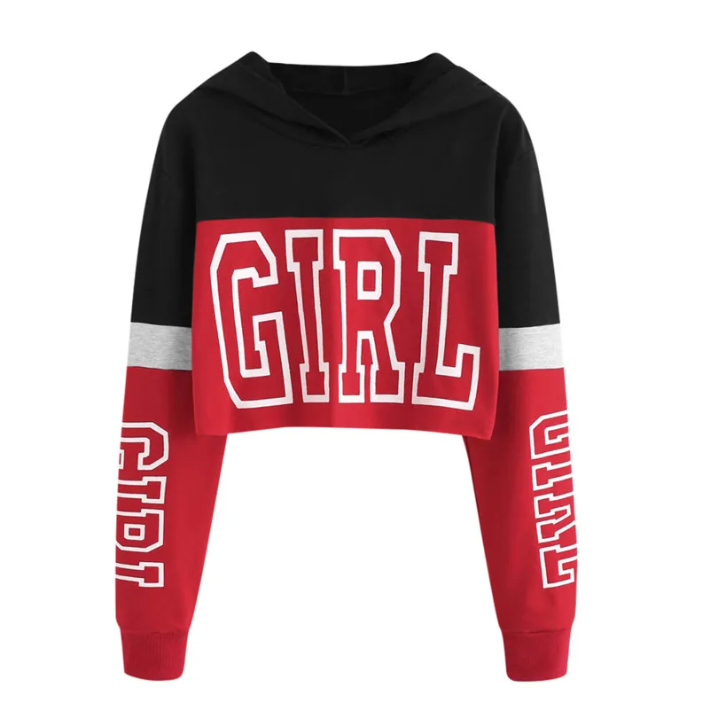 New Fashion Women Printing Long Sleeve Hoodie Sweatshirt Hooded Pullover Casual Daily Tops Blouse #4F01 (1)