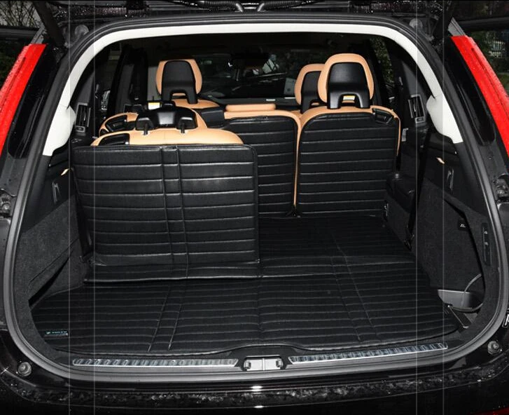 Goede matten! speciale kofferbak matten voor Volvo XC90 7 zetels 2018