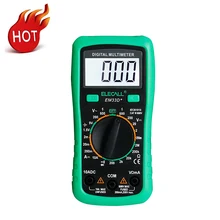 ELECALL 3 1 2 font b Multimeter b font EM33D AC DC 600V Green Protective Cover