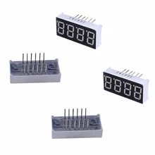 10 шт./лот 4 цифры 7 сегментов 0,5" Красный светодиодный дисплей общий катод для Arduino