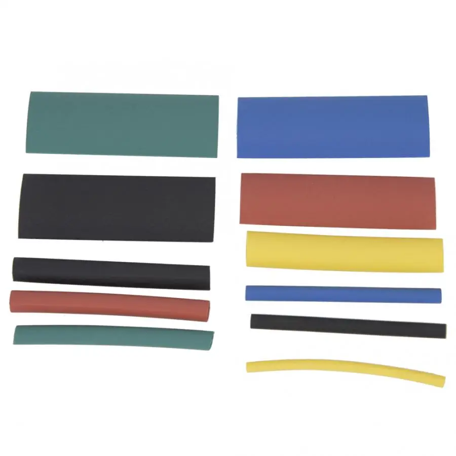 

Cable Sleeves 530Pcs Colorful 2:1 Heat Shrink Tubing Tube Sleeving Wire Cable Set Kit Accessories Heat Shrink Tube Set