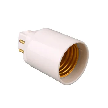 

2017 4 pins lamp socket adapter GX24Q to E27 Bulb Holder Socket bulb base lamp holder converter Wholesale Drop Shipping