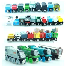 100pcs lot Thomas And Friends Train Car Wooden Complete Set Of Car Toy Engine Train Toys