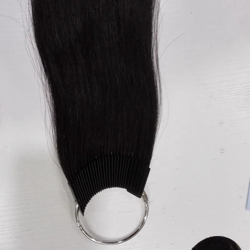 8 inch human hair color ring 30pcs/set for salon hair color chart natural black